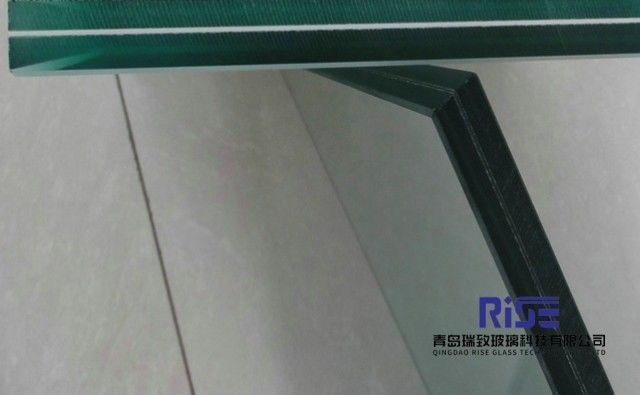 Προσαρμόσιμο διαυγές 6.38-12.38mm θερμαινόμενο στρωμένο γυαλί ασφαλείας με επιφάνεια χαραγμένη με παγωμένο οξύ