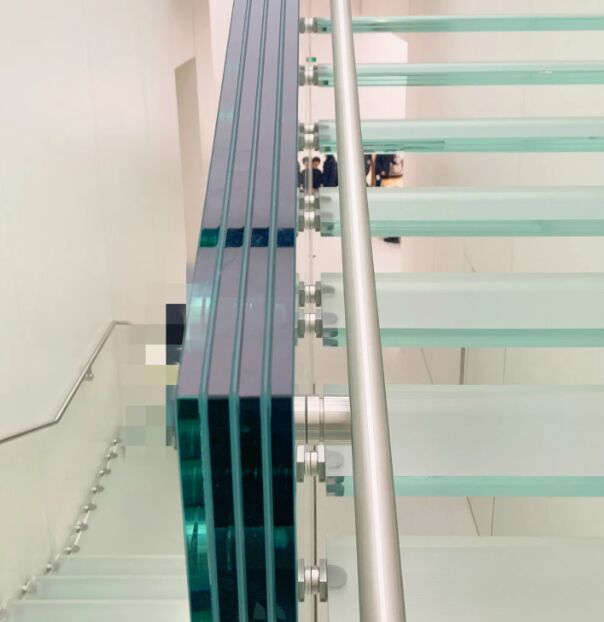 6.76-12.38mm Γυαλί Επένδυσης Δομής Ασφαλείας Σκάλας, Επικαλυμμένο και Ενισχυμένο, Διακοσμητικό